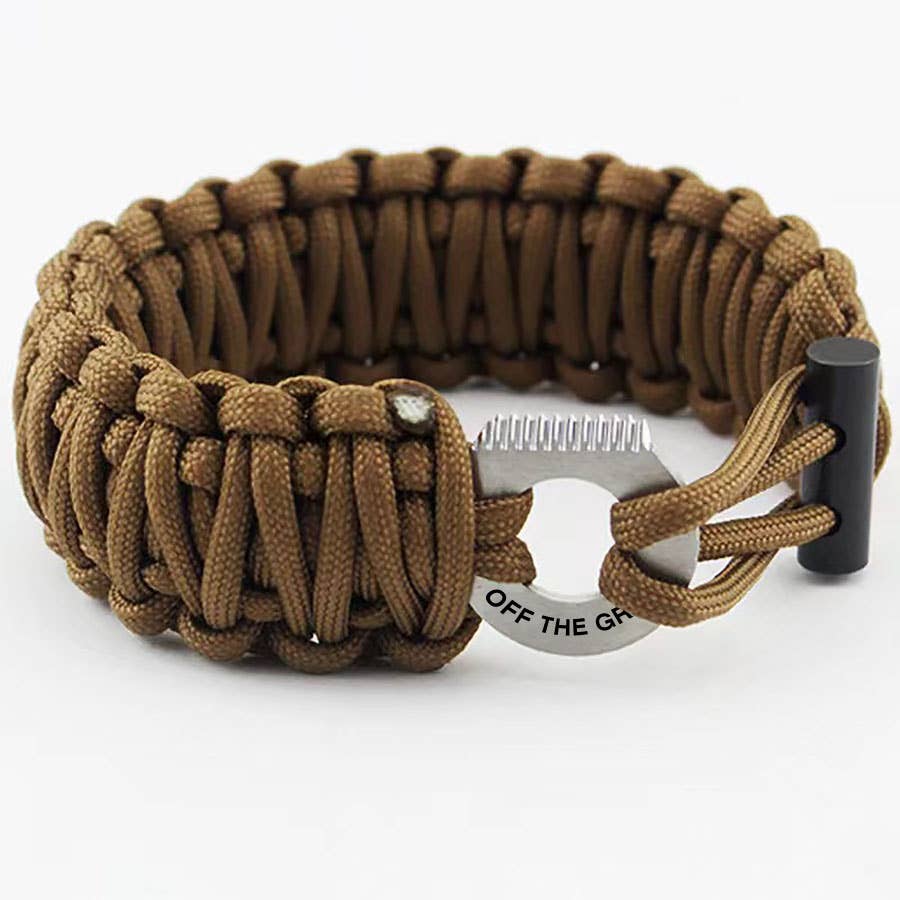 Off-the-Grid Survival Bracelet (16/pk. assortment)