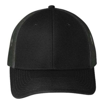 Port Authority® C402 Snapback Trucker Cap: Purple/White