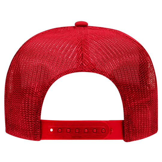 Otto 5-Panel High Crown Foam Trucker Hats, Mesh Back Cap - 39-165: Purple