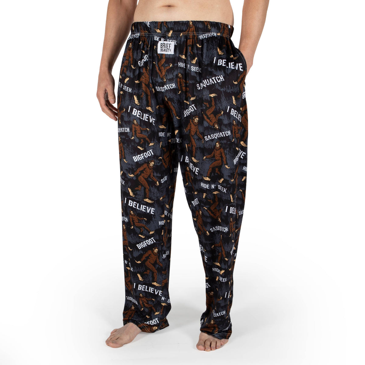 Bigfoot Charcoal Pajama Lounge Pants: XX-Large