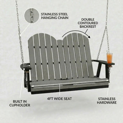 Poly Grove Double Swing