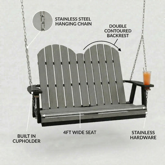 Poly Grove Double Swing