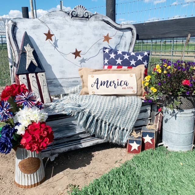 Holiday Panel: Summer 4th of July USA BARN QUILT FLAG