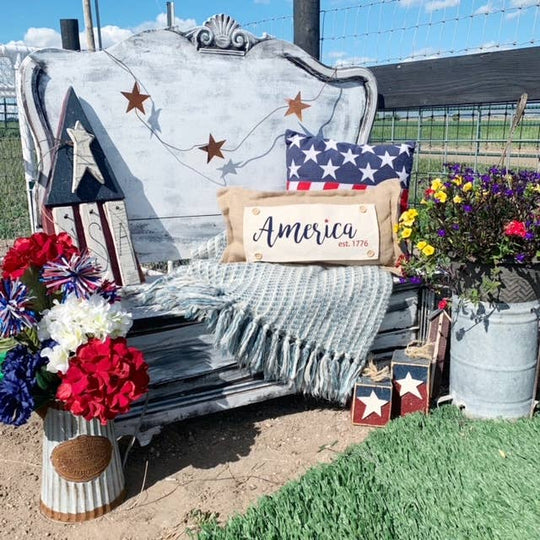 Holiday Panel: Summer 4th of July USA BARN QUILT FLAG