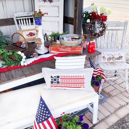 Holiday Panel: Summer 4th of July USA BARN QUILT FLAG