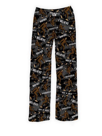 Bigfoot Charcoal Pajama Lounge Pants: X-Large