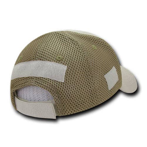 Tactical Operator Hat Air Mesh Baseball Cap Patch Military Army - Rapdom T80: Black