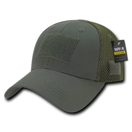 Tactical Operator Hat Air Mesh Baseball Cap Patch Military Army - Rapdom T80: Grey