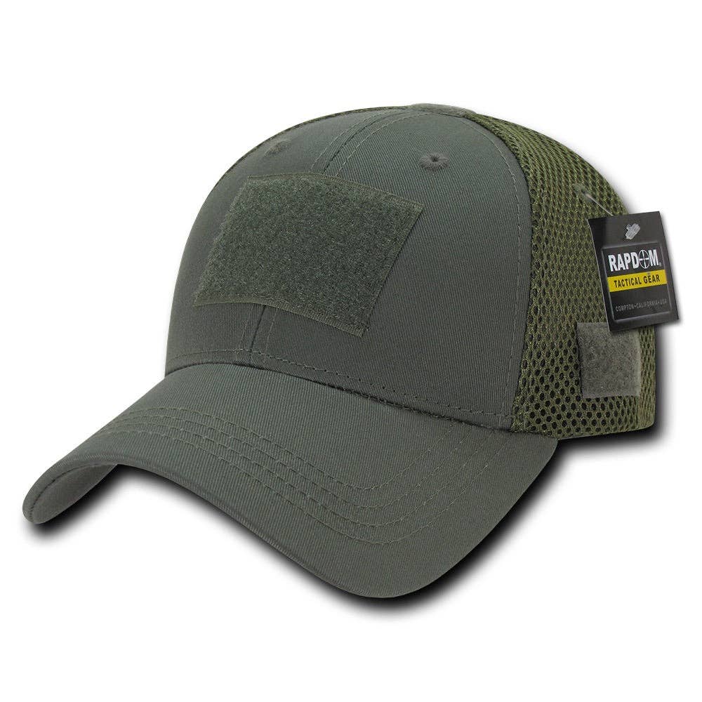 Tactical Operator Hat Air Mesh Baseball Cap Patch Military Army - Rapdom T80: Khaki