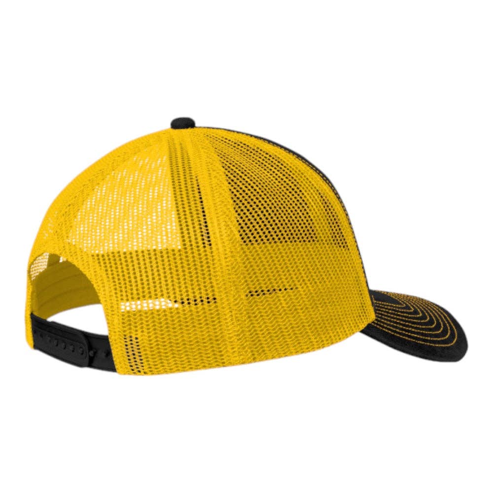 Port Authority® C402 Snapback Trucker Cap: Purple/White