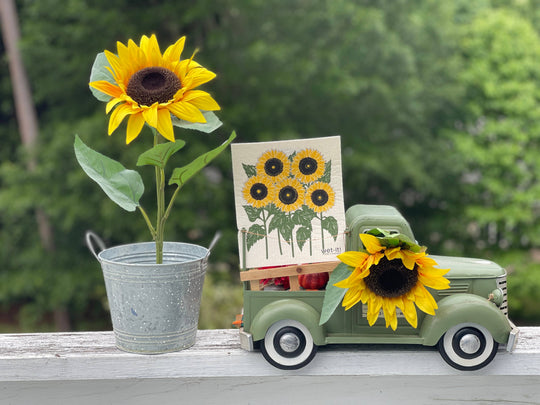 Sunflower Field Swedish Cloth