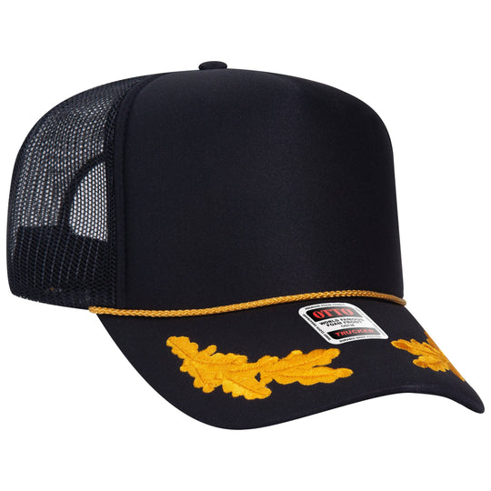 Otto 5-Panel High Crown Foam Trucker Hats, Mesh Back Cap - 39-165: Purple