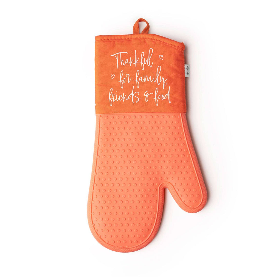 Krumbs Kitchen Homemade Happiness Silicone Oven Mitts Open S: Cook Eat Gather