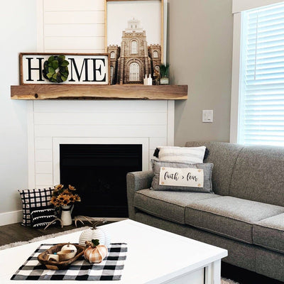 Charcoal/Cream Stripes:  Pillow ONLY (with insert)