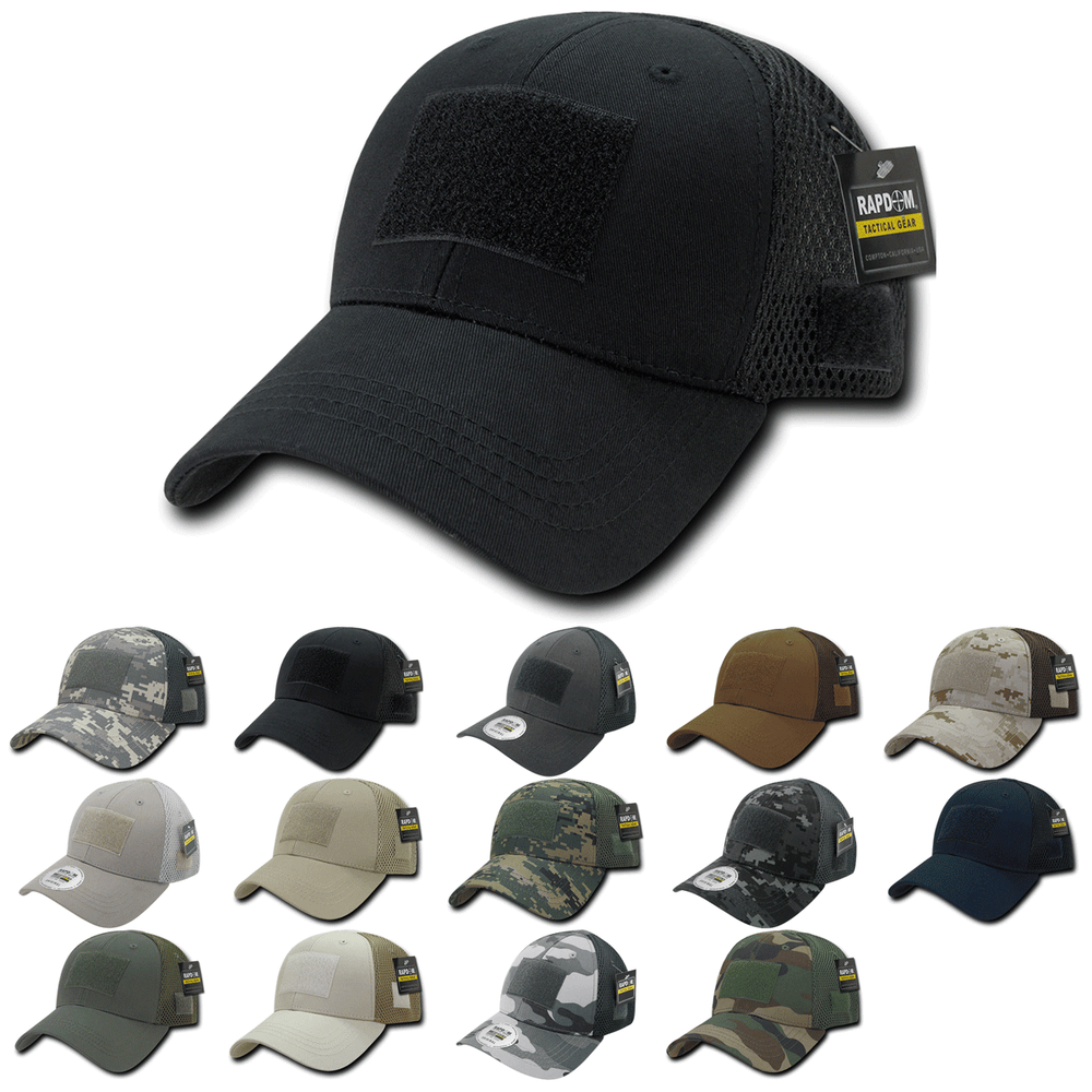 Tactical Operator Hat Air Mesh Baseball Cap Patch Military Army - Rapdom T80: Khaki