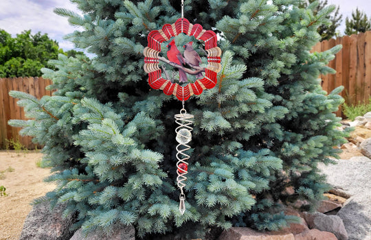 Cardinals - Mini Set Wind Spinner