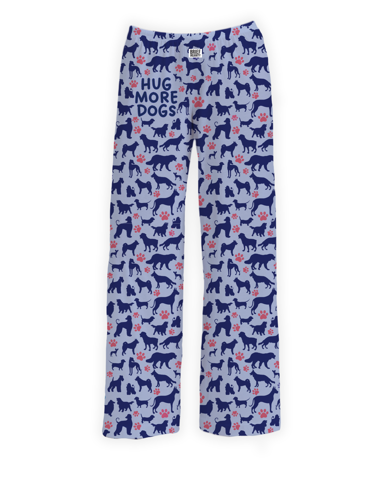 Hug More Dogs Pajama Pants: Small