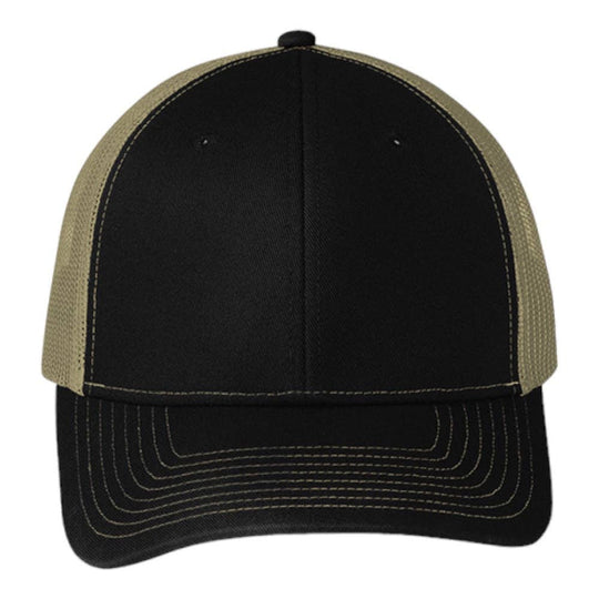 Port Authority® C402 Snapback Trucker Cap: Purple/White