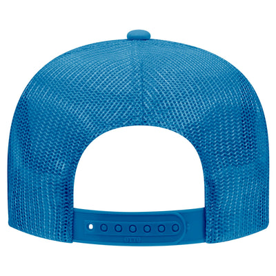 Otto 5-Panel High Crown Foam Trucker Hats, Mesh Back Cap - 39-165: Purple
