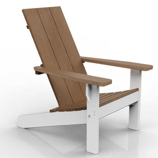 modern poly adirondack chair #color_antique-mahogany-on-white