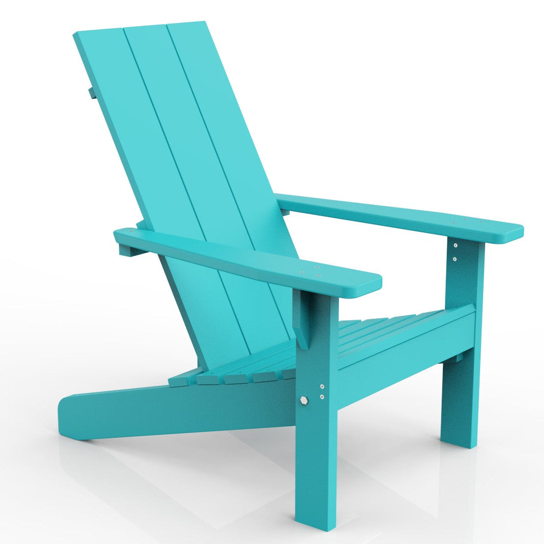 Modern Adirondack Chair - Evergreen Patio #color_aruba