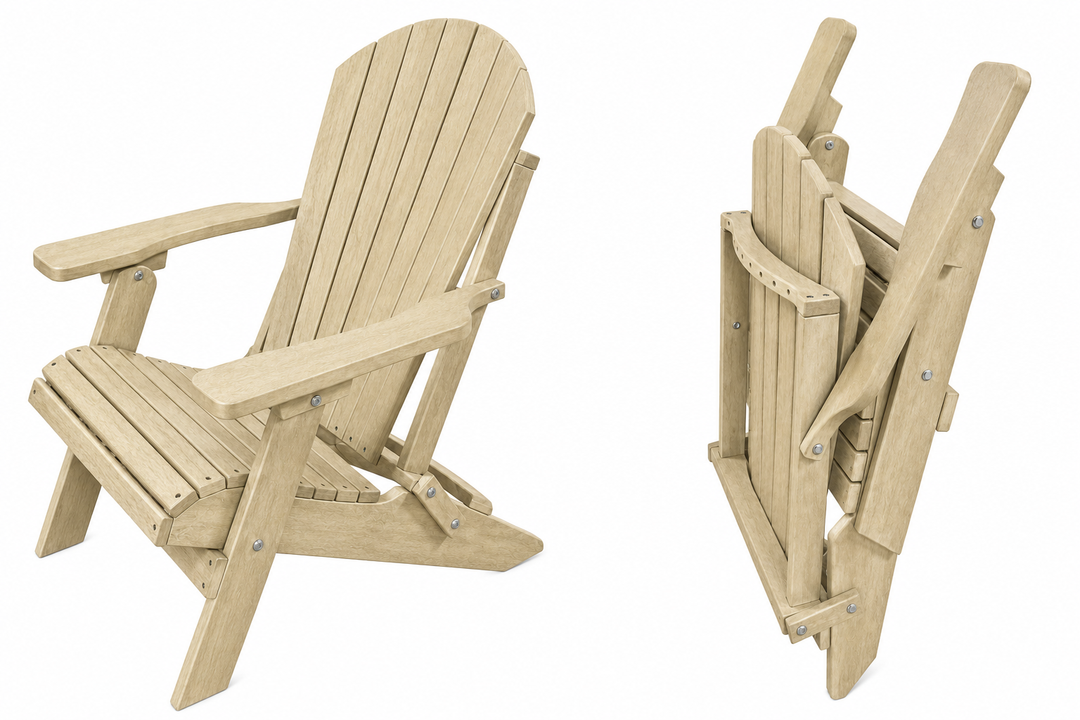 Deluxe Folding Adirondack Chair