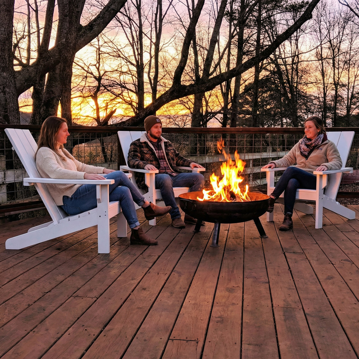 Set of 12 Modern Adirondack Chairs Bulk Discount