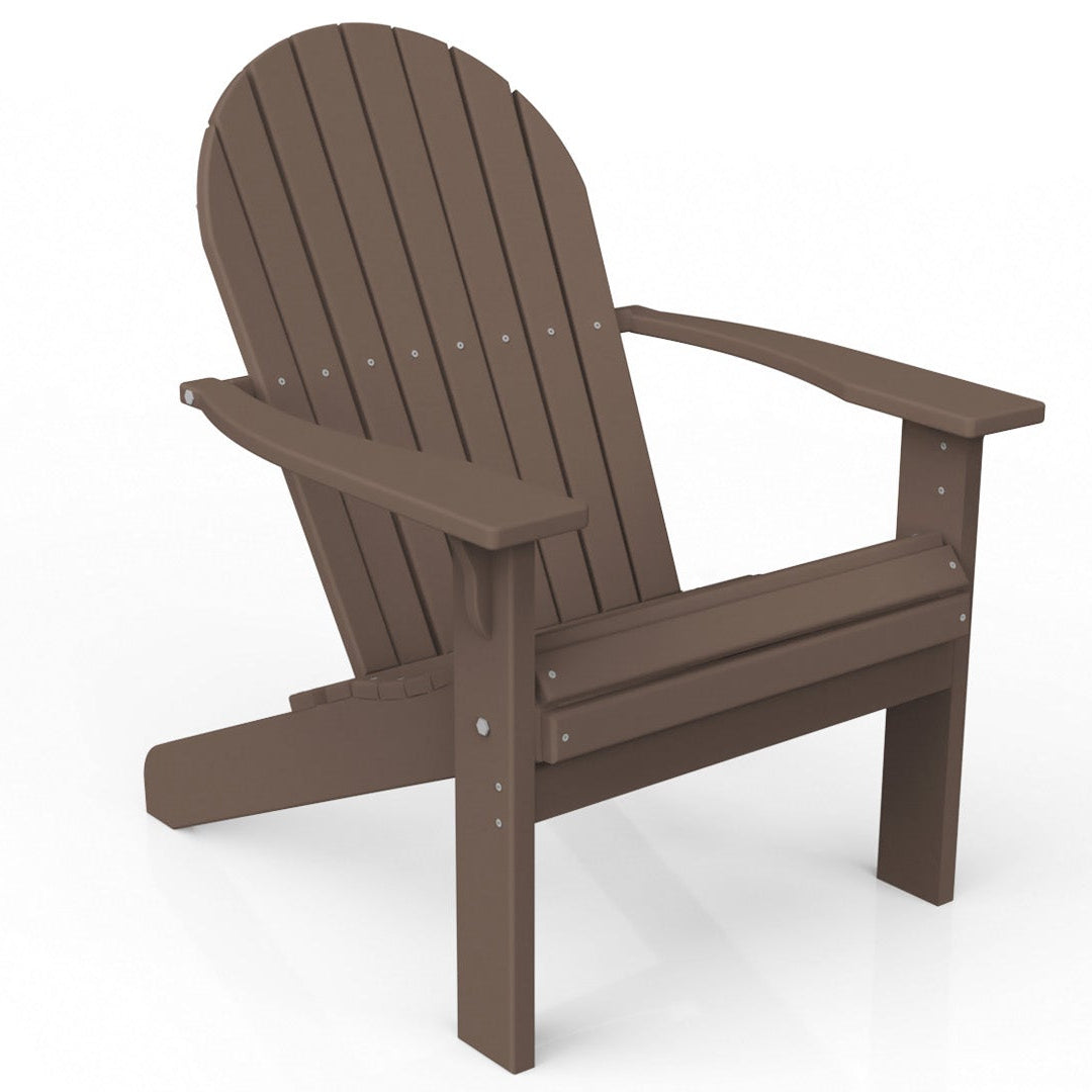 Poly Grove - Deluxe Tall & Wide Adirondack Chair – Evergreen Patio