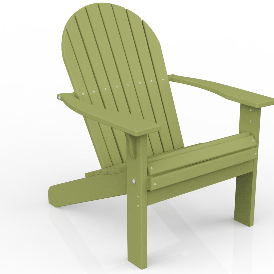 Poly Grove - Deluxe Tall & Wide Adirondack Chair – Evergreen Patio