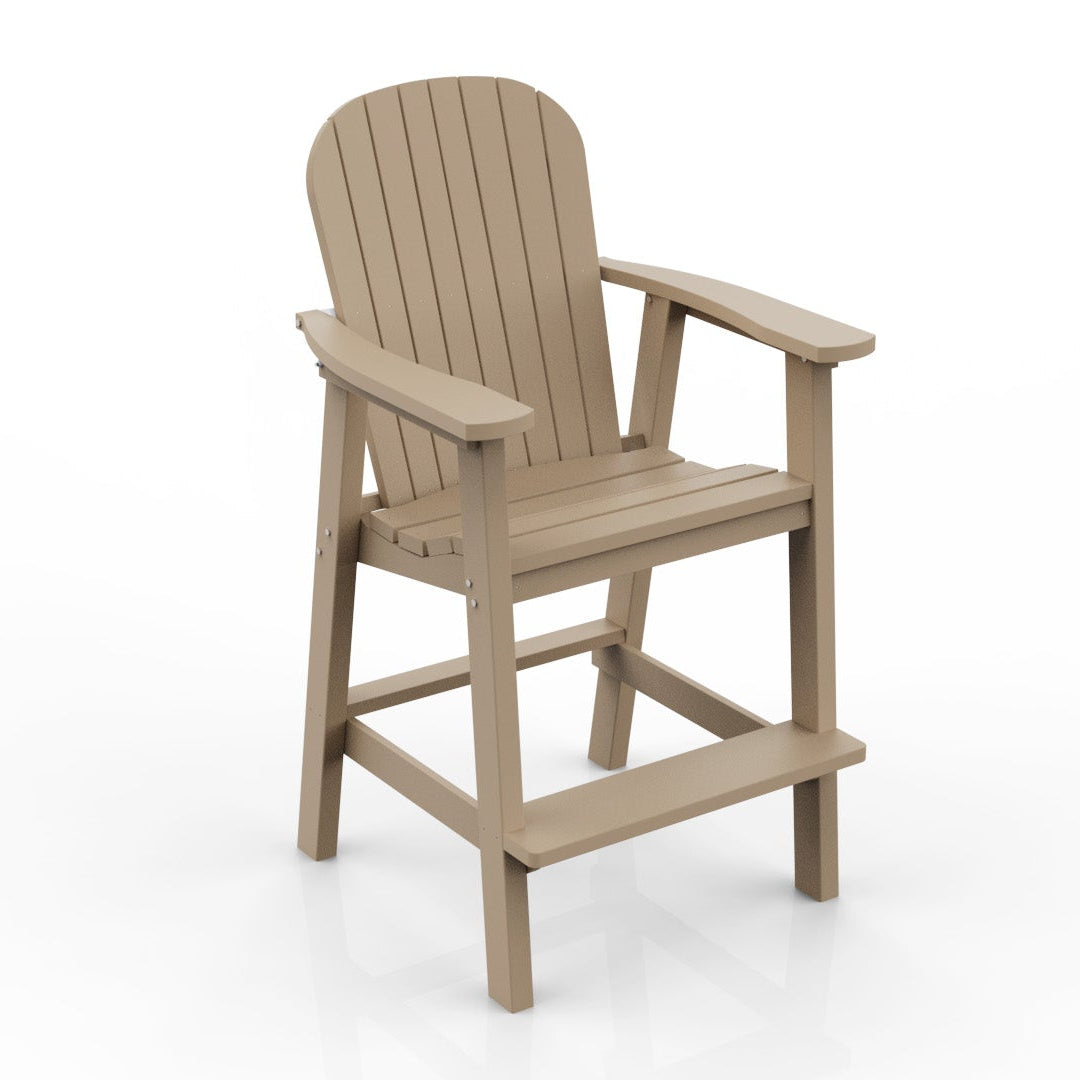 poly balcony chair #color_weathered-wood