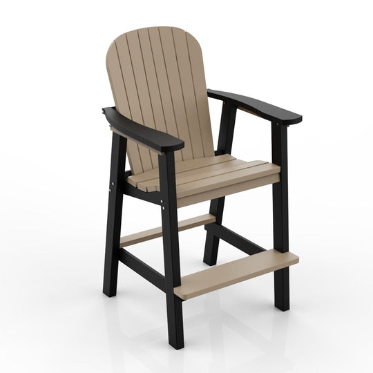 poly balcony chair #color_weathered-wood-on-black