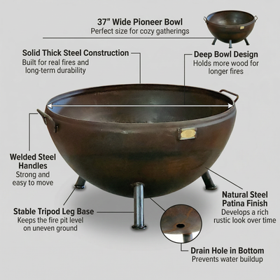 37" Pioneer Fire Pit