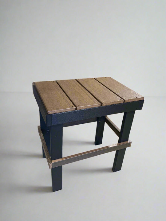 Glider Height Rectangular Side Table – Evergreen Patio