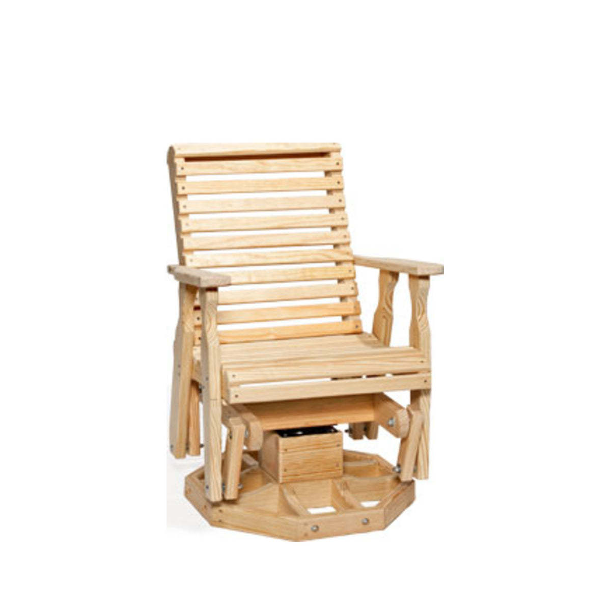 Leisure Lawn 118 Roll-Back Swivel Glider