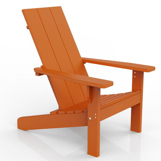 Modern Adirondack Chair - Evergreen Patio #color_orange