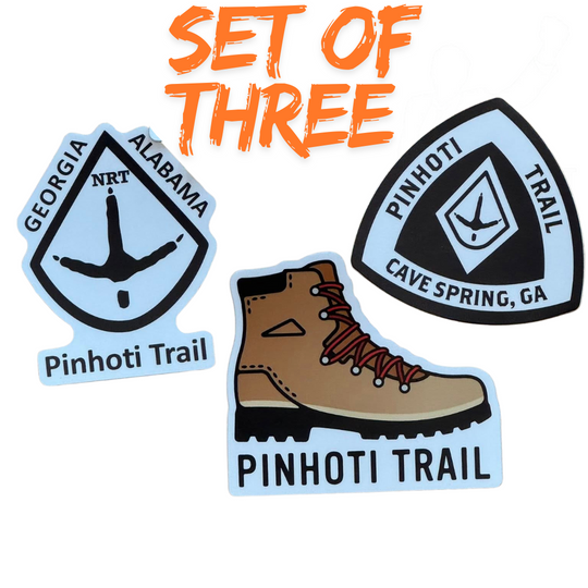 Pinhoti Stickers Set of 3