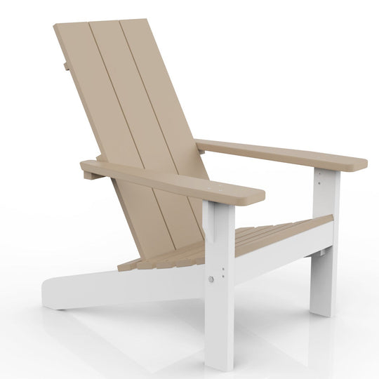 modern adirondack chair #color_weathered-wood-on-white