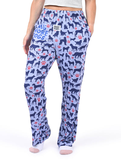 Hug More Dogs Pajama Pants: Small