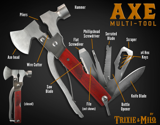 10 PACK Axe Multi-tool