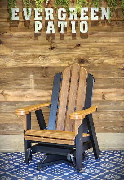 Homestead Amish Poly Swivel Glider