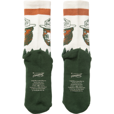 Prevent Wildfires Sock: Spruce / L/XL