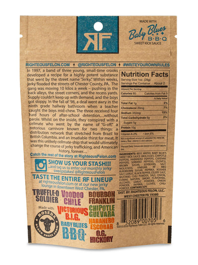 Bootleggin' BBQ Beef Jerky 2oz