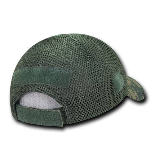 Tactical Operator Hat Air Mesh Baseball Cap Patch Military Army - Rapdom T80: Grey