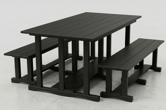 Poly Grove - 3 Piece Picnic Table Set w/ Benches