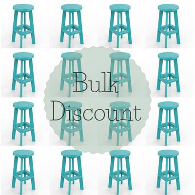 Poly Grove -  16 Bar Stools (Bulk Order Discount)