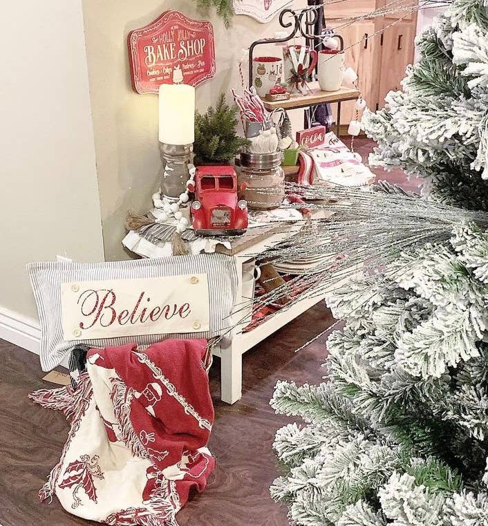 Glitter Panel: Winter Christmas Believe