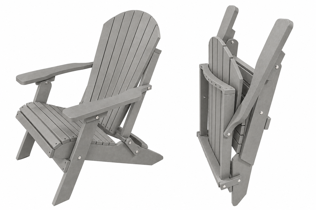 Deluxe Folding Adirondack Chair