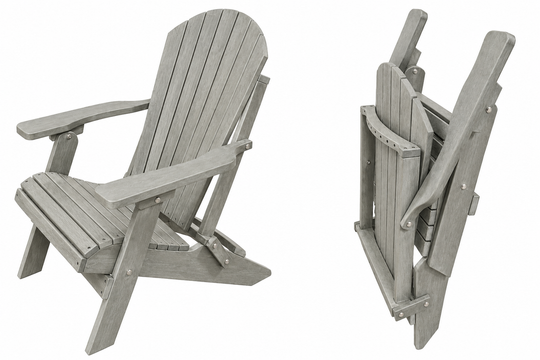 Deluxe Folding Adirondack Chair