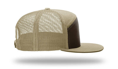 Richardson 168 7-Panel Trucker Hat: Black