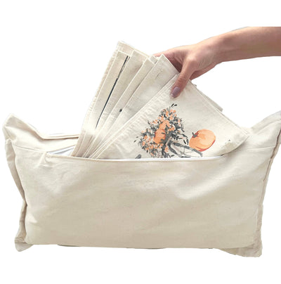 Natural Cream Boho Off White Pillow (insert included)